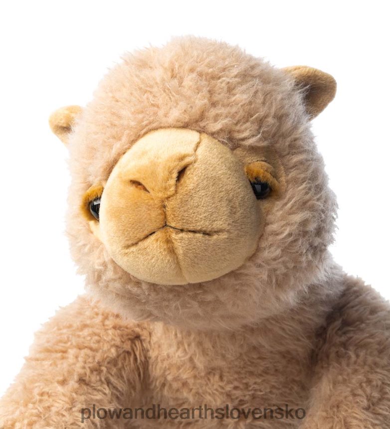 Plow & Hearth allie alpaka plyšový vankúš na zvieracie telo - opálený 6P208P2489 domáce potreby