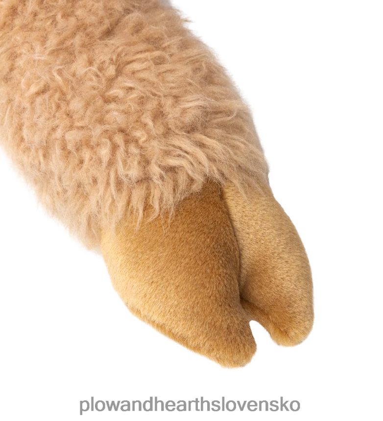 Plow & Hearth allie alpaka plyšový vankúš na zvieracie telo - opálený 6P208P2489 domáce potreby