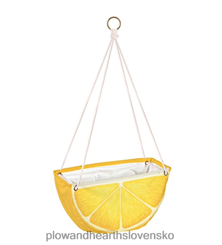 Plow & Hearth Závesné látkové kvetináče na citrusové plody, sada 3 ks 6P208P2439 domáce potreby