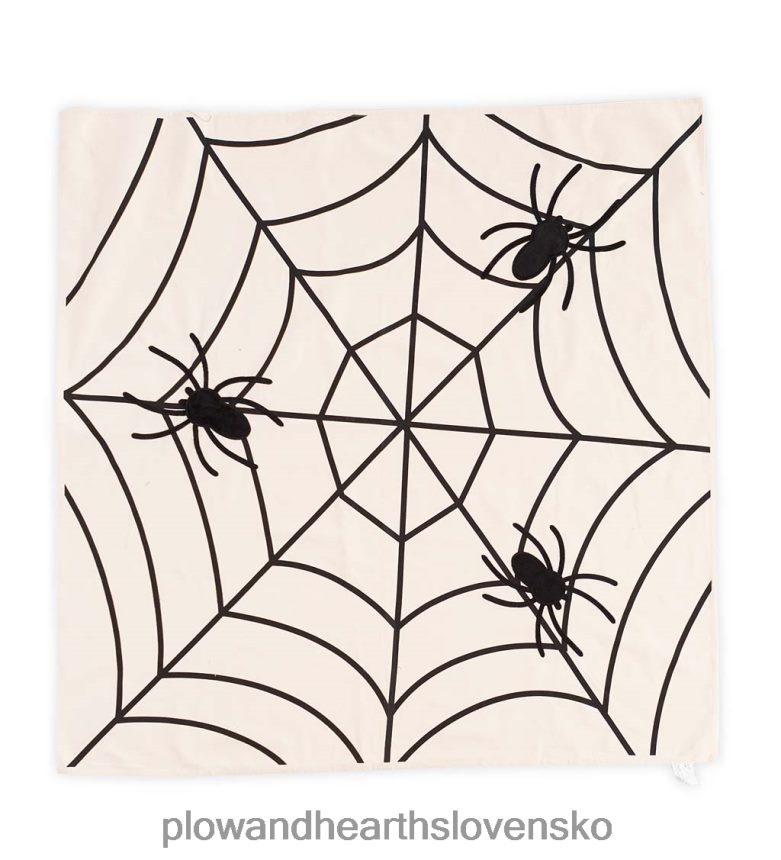 Plow & Hearth halloween strašidelný pavučina stolný hod 6P208P2443 domáce potreby