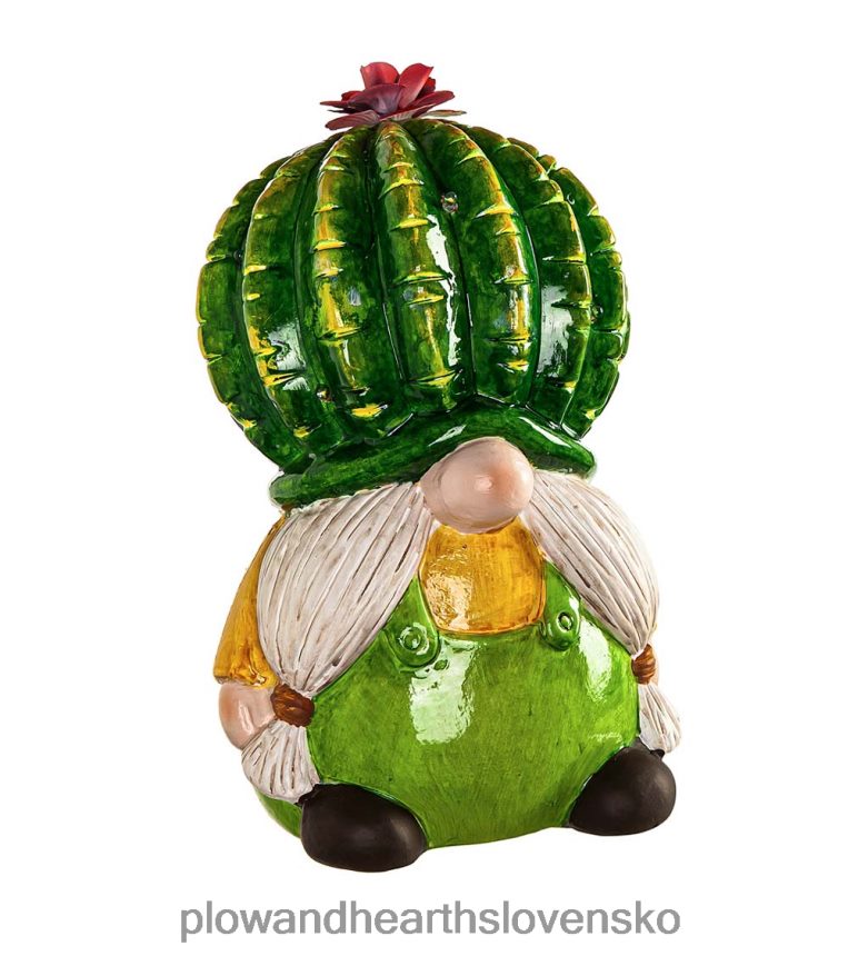 Plow & Hearth osvetlení keramickí kaktusoví trpaslíci, sada 2 kusov 6P208P2425 domáce potreby