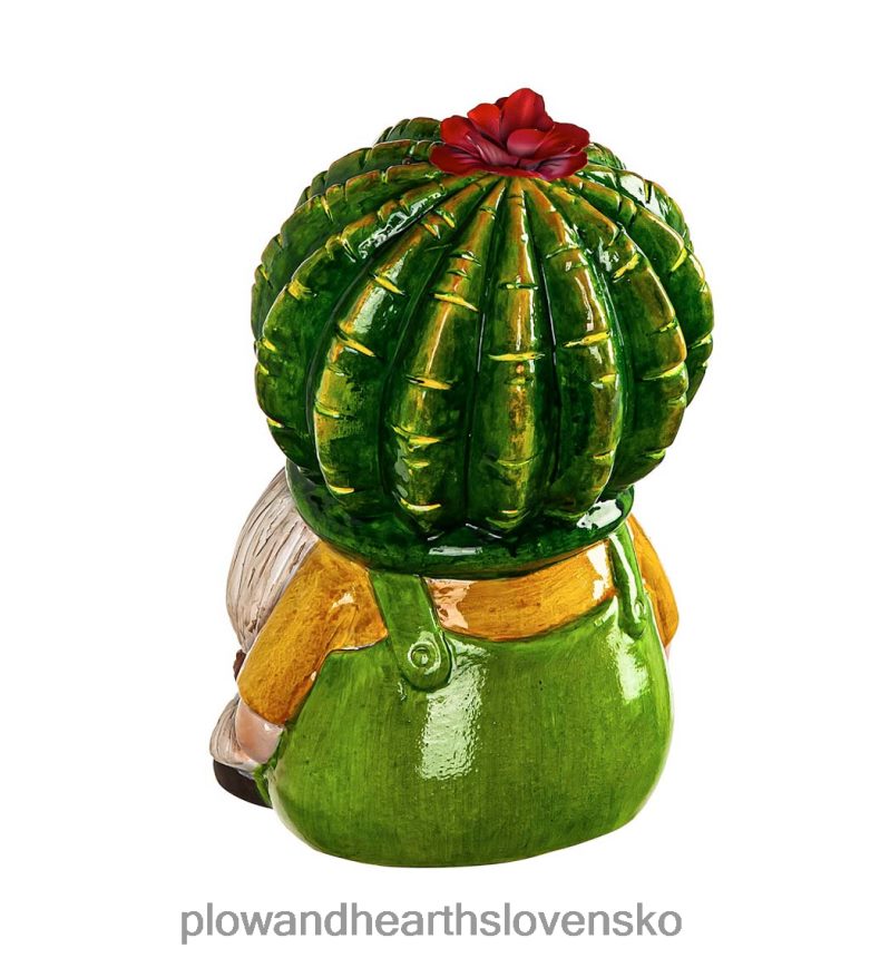 Plow & Hearth osvetlení keramickí kaktusoví trpaslíci, sada 2 kusov 6P208P2425 domáce potreby