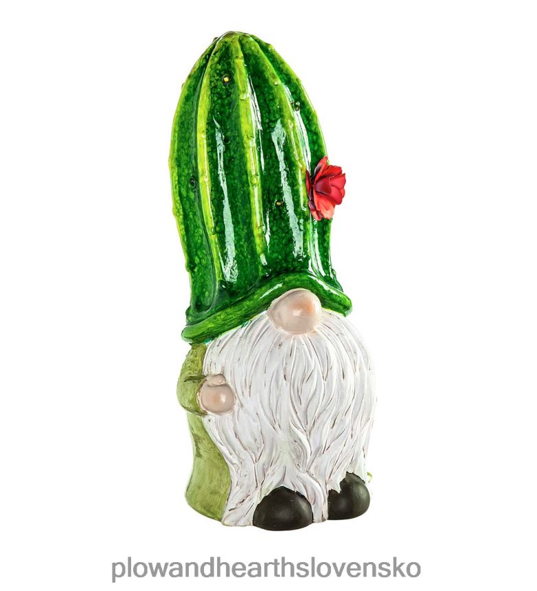 Plow & Hearth osvetlení keramickí kaktusoví trpaslíci, sada 2 kusov 6P208P2425 domáce potreby