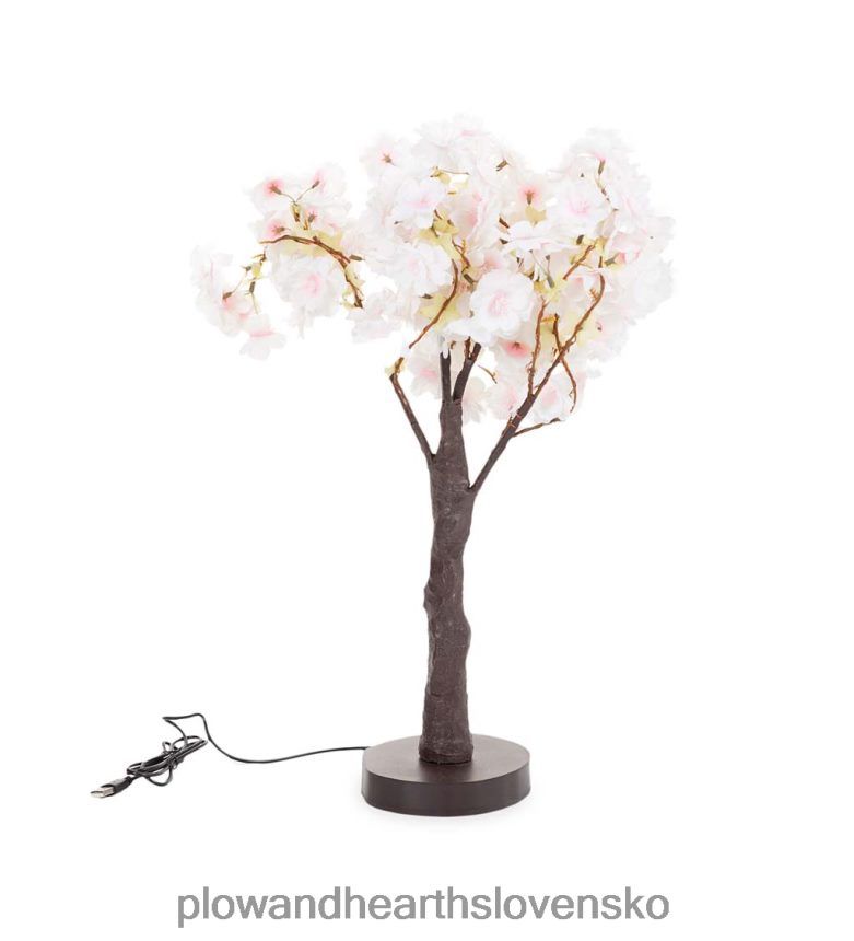 Plow & Hearth osvetlená stolová plačúca čerešňa 6P208P2371 domáce potreby