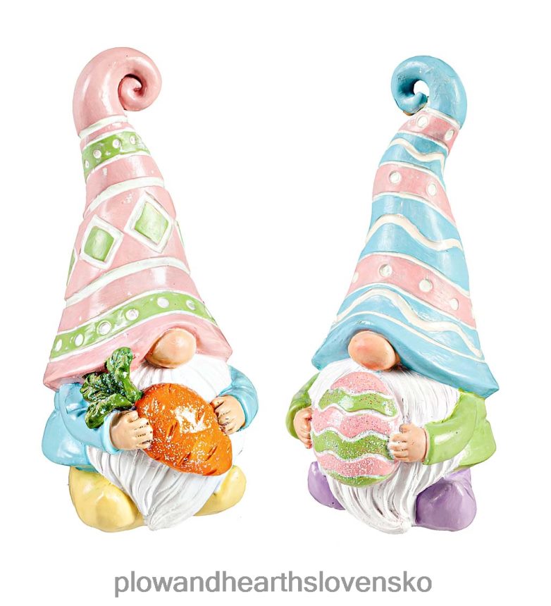 Plow & Hearth veľkonoční škriatkovia, sada 2 kusov 6P208P2388 domáce potreby