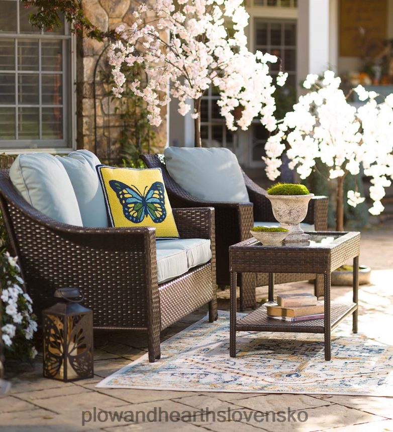 Plow & Hearth vnútorné/vonkajšie elektrické osvetlené umelé plačúce čerešne 6P208P2334 domáce potreby