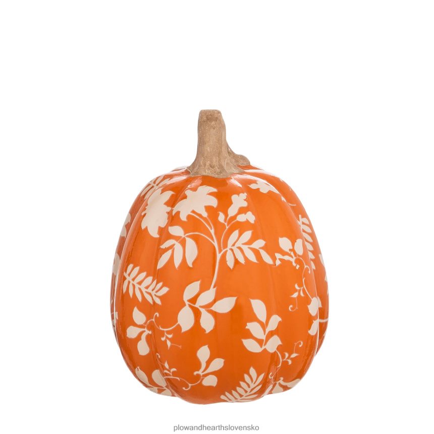 Plow & Hearth vnútorné/vonkajšie potlačené keramické tekvice, sada 3 ks 6P208P2381 domáce potreby