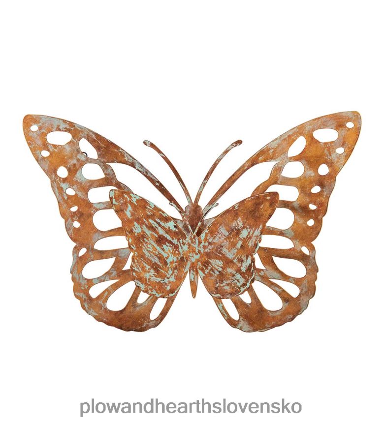 Plow & Hearth osvetlené laserom vyrezané motýľové nástenné umenie 6P208P2387 domáce potreby