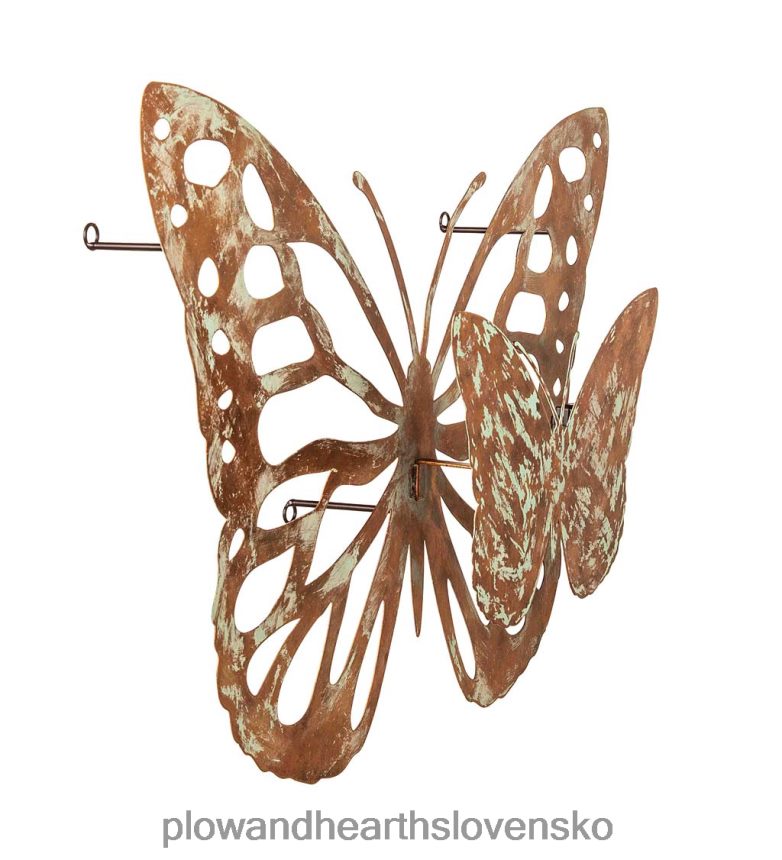 Plow & Hearth osvetlené laserom vyrezané motýľové nástenné umenie 6P208P2387 domáce potreby