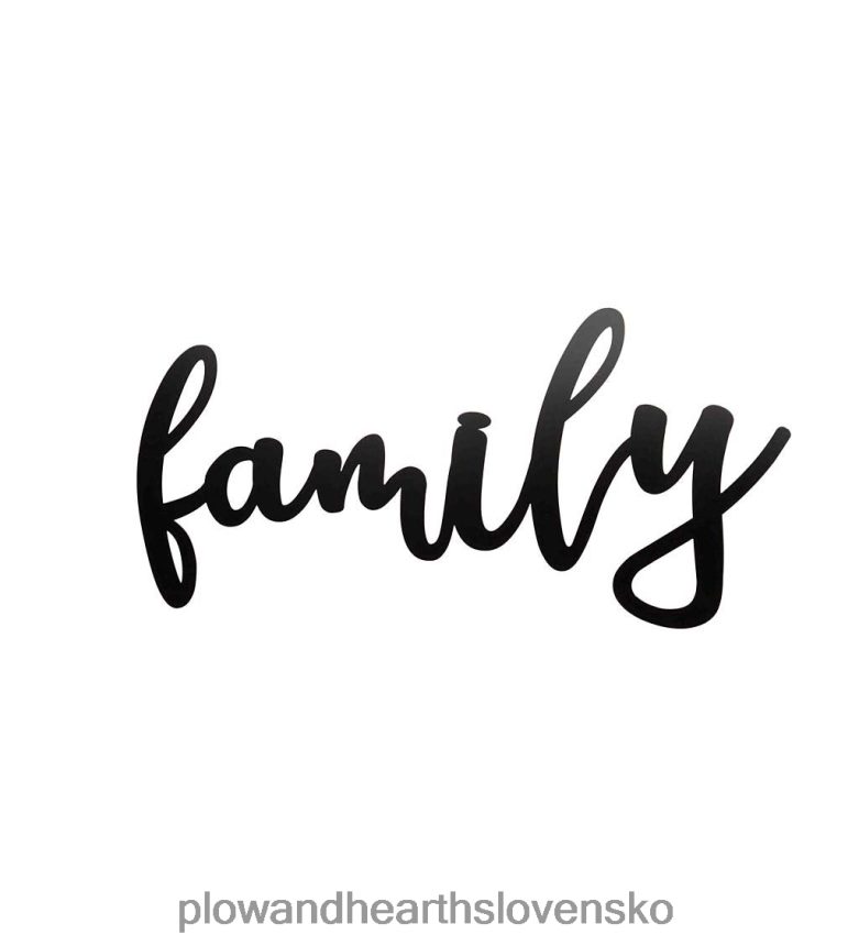 Plow & Hearth rodinný znak v štýle scenára 6P208P2530 domáce potreby