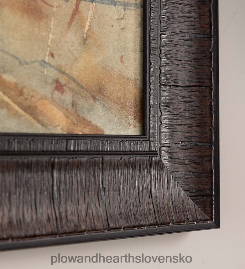 Plow & Hearth starý Cumington Barn zarámovaný nástenný umelecký obraz 6P208P2532 domáce potreby