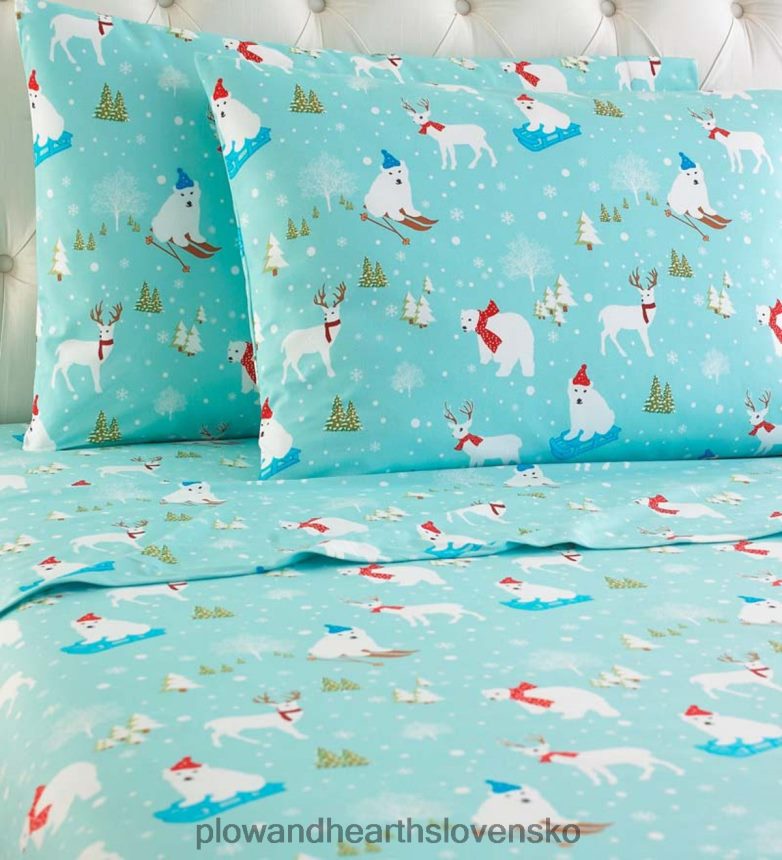 Plow & Hearth Súprava mikroflanelových obliečok na zábavu v snehu 6P208P2684 domáce potreby