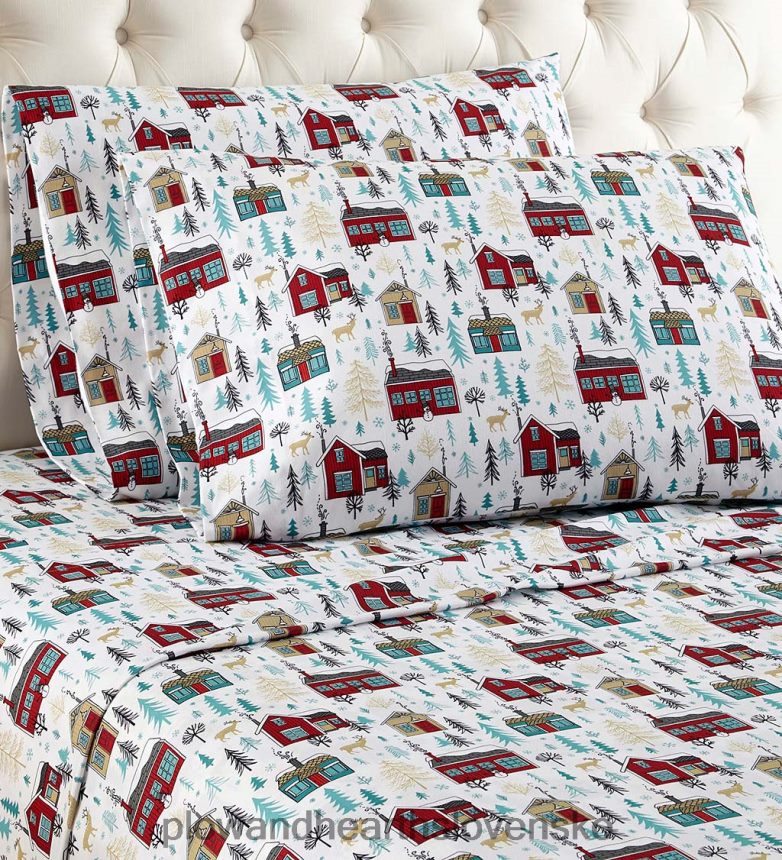 Plow & Hearth kabíny sada mikro flanelových obliečok 6P208P2681 domáce potreby