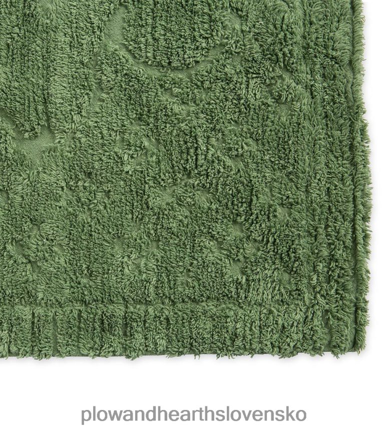 Plow & Hearth Všívaný bavlnený ženilkový prehoz twin juliet - staročervený 6P208P3146 domáce potreby