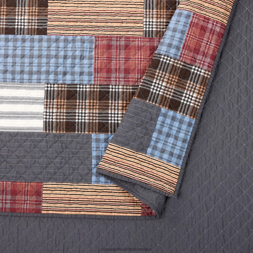 Plow & Hearth prikrývka do kabínky 3-dielna súprava - plná/kráľovná 6P208P2653 domáce potreby