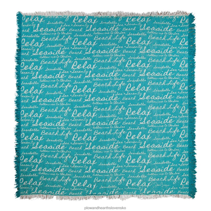 Plow & Hearth plážový život damaškový gobelín hodiť 6P208P2697 domáce potreby