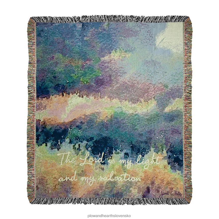 Plow & Hearth usa-made lord je môj ľahký bavlnený gobelín 6P208P2694 domáce potreby