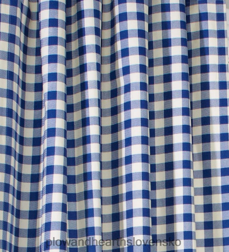 Plow & Hearth Termotechnická závesná záclona, ​​15" d x 40" š - modrá 6P208P3258 domáce potreby