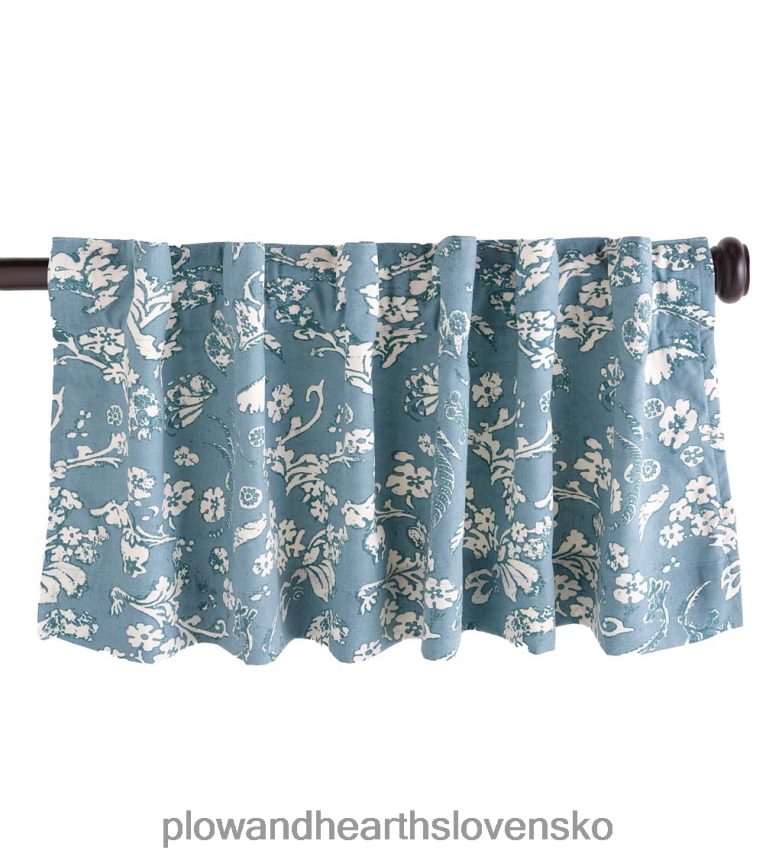 Plow & Hearth kvetinový damaškový vreckový zateplený záclonový drapák, 42