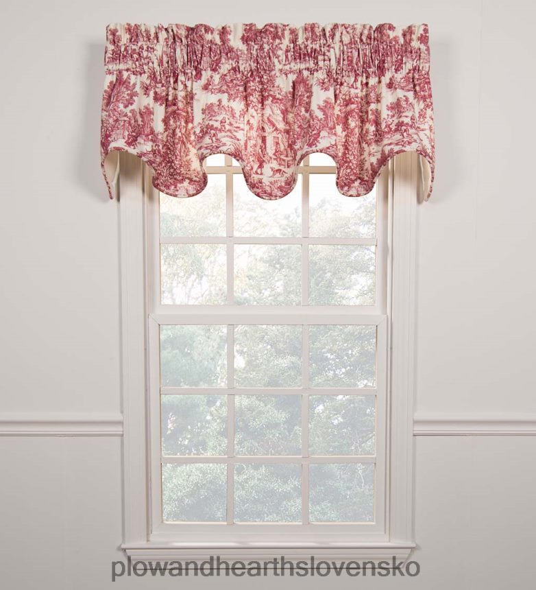 Plow & Hearth victoria park toile vrúbkovaný volánik, 70