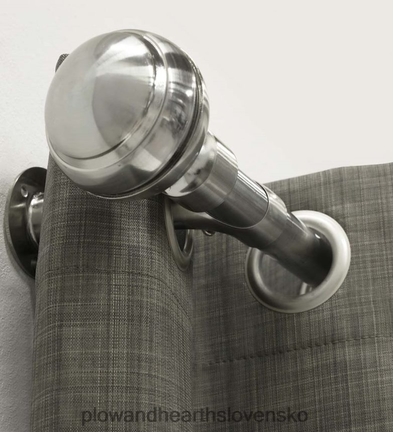 Plow & Hearth Thermaplus blackout nastaviteľné priechodkové záclonové tyče 6P208P2130 domáce potreby