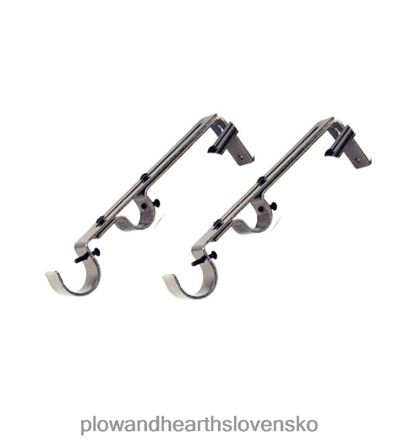 Plow & Hearth dvojtyčové konzoly, pár - espresso 6P208P2637 domáce potreby