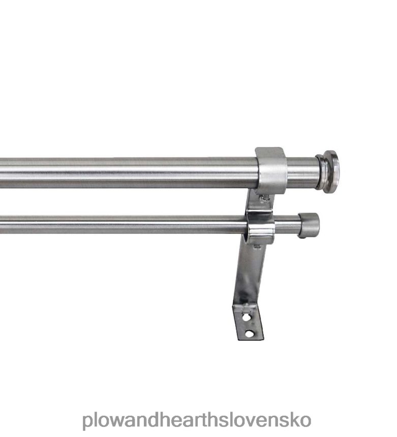 Plow & Hearth sada dvojitých záclonových tyčí corona 6P208P2638 domáce potreby