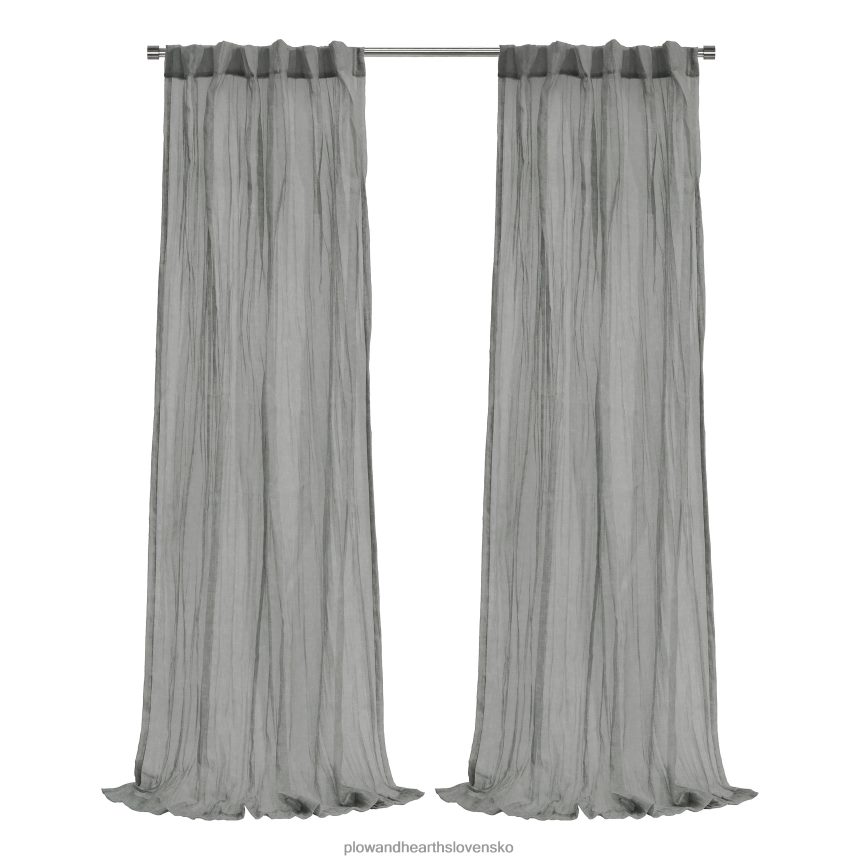 Plow & Hearth Layla zadná záložka/vrecko na prút drvený skladaný priesvitný panel – marhuľa – 52