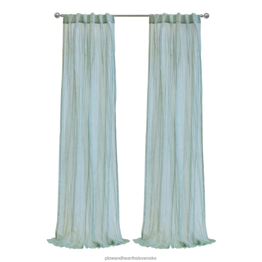 Plow & Hearth Layla zadná záložka/vrecko na prút drvený skladaný priesvitný panel – marhuľa – 52