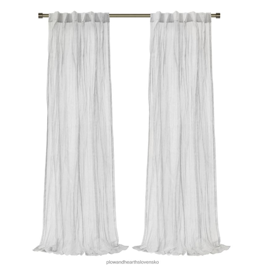 Plow & Hearth Layla zadná záložka/vrecko na prút drvený skladaný priesvitný panel – marhuľa – 52