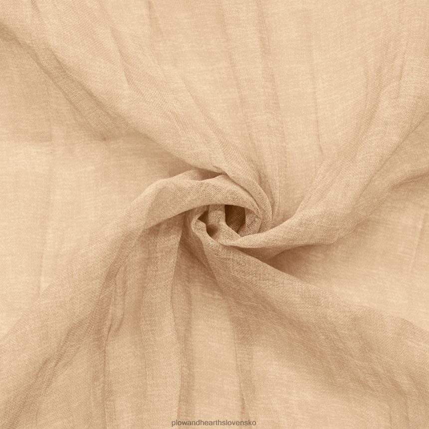 Plow & Hearth Layla zadná záložka/vrecko na prút drvený skladaný priesvitný panel – marhuľa – 52