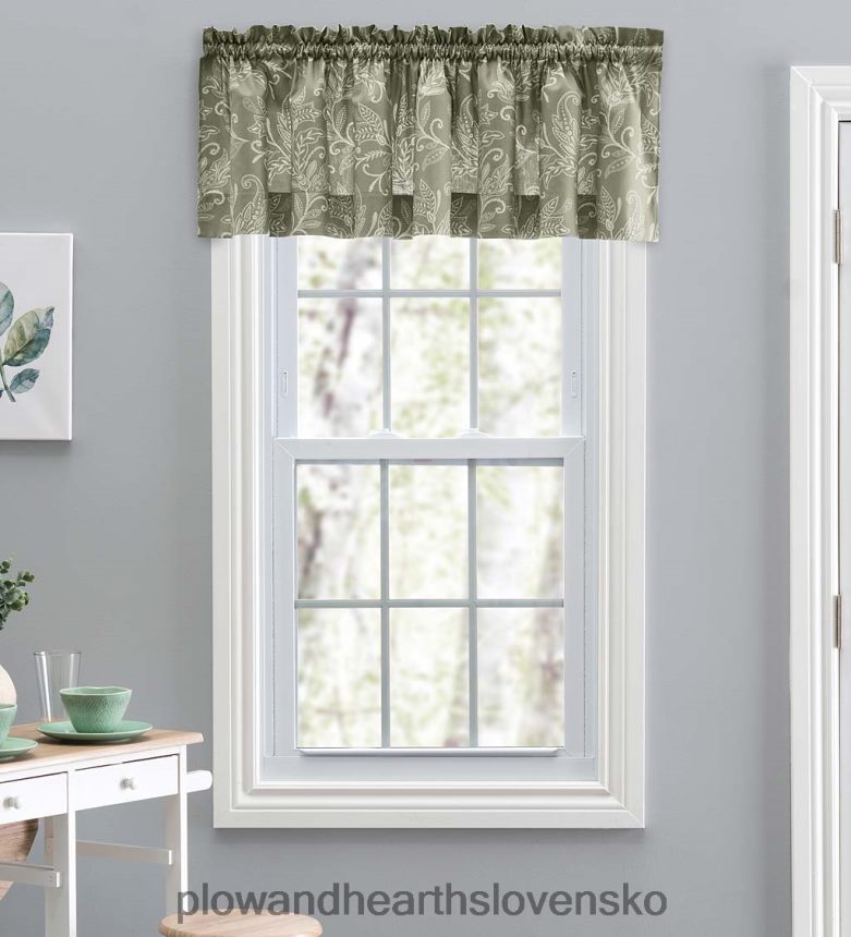 Plow & Hearth lexingtonové listové závesy 6P208P2582 domáce potreby