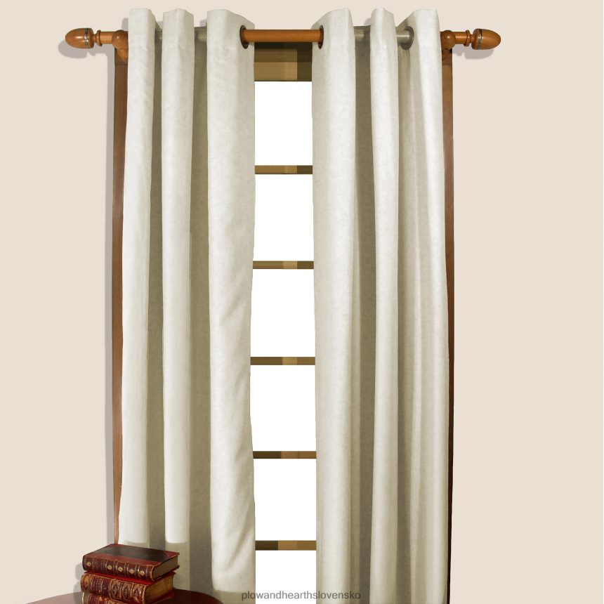 Plow & Hearth podomácky vyrobený dvojitý široký priechodkový horný terasový panel s tyčou, 84 