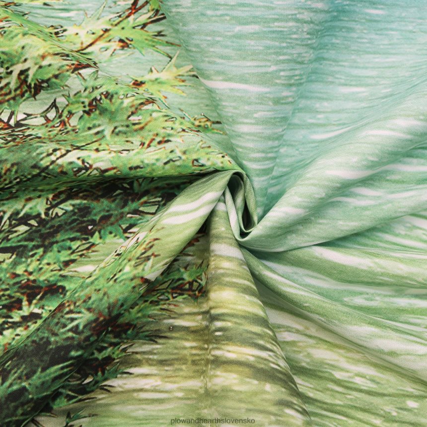 Plow & Hearth prírodou inšpirované fotorealistické tyčové vreckové závesové panely – scéna medveďa – 52