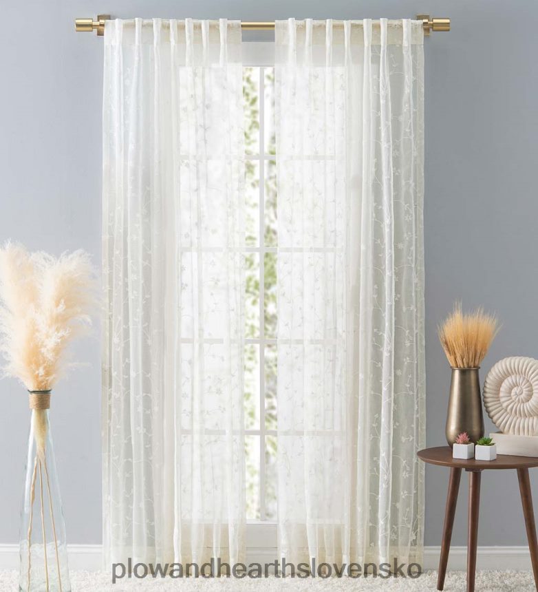 Plow & Hearth číre kvetinové závesy 6P208P2604 domáce potreby