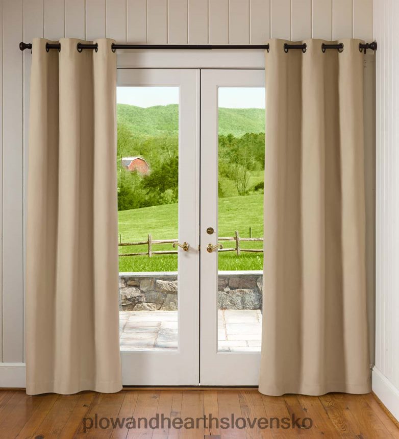 Plow & Hearth termologické, energeticky efektívne izolované pevné závesy s priechodkami 6P208P2553 domáce potreby