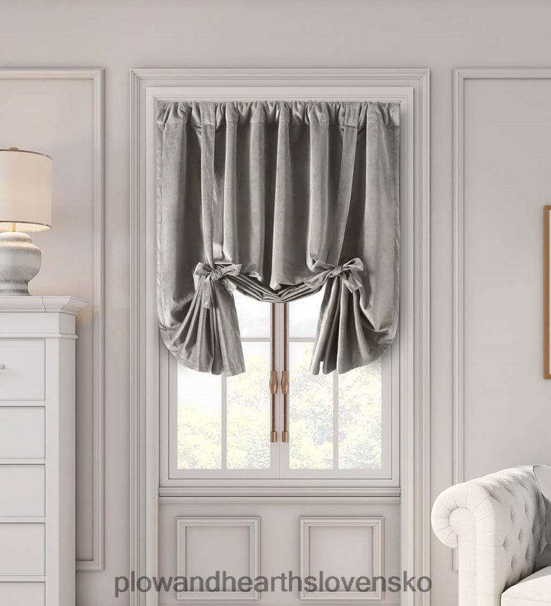 Plow & Hearth zamatové závesy 6P208P2605 domáce potreby