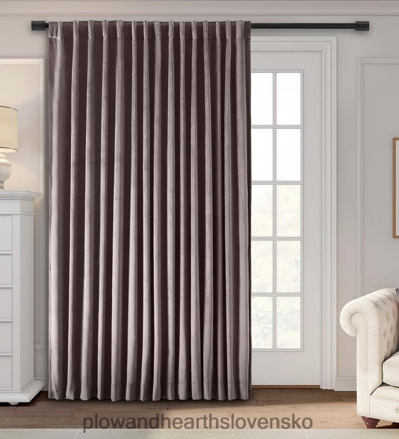 Plow & Hearth zamatové závesy 6P208P2605 domáce potreby