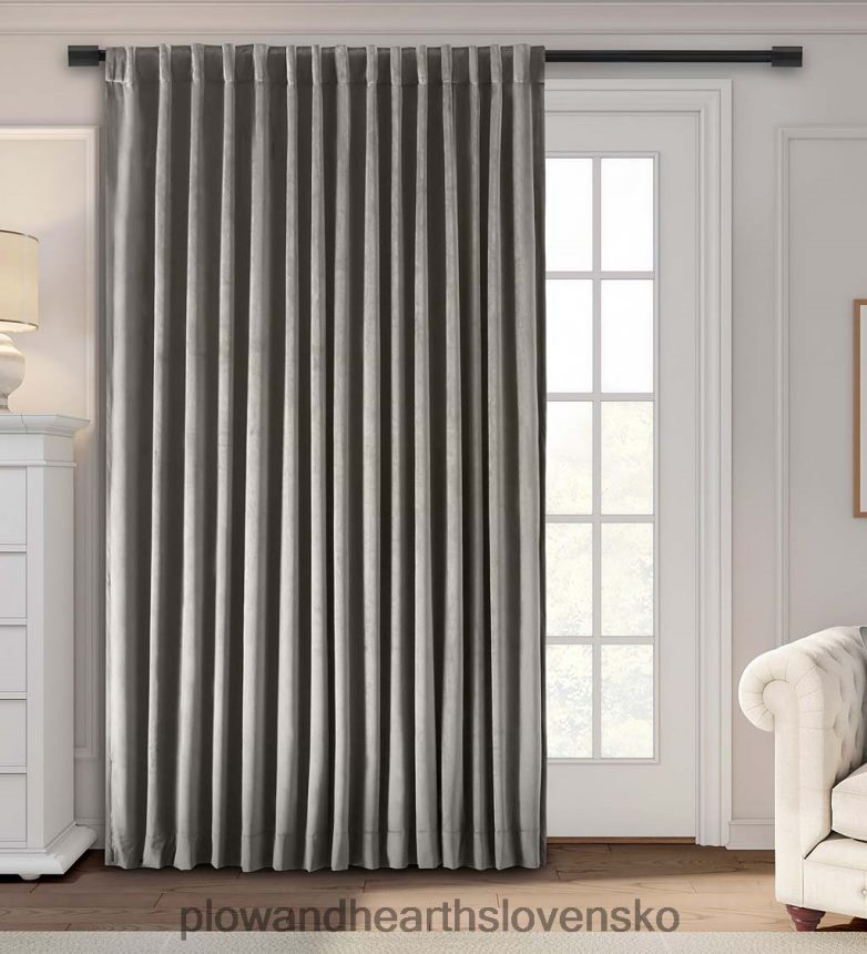 Plow & Hearth zamatové závesy 6P208P2605 domáce potreby