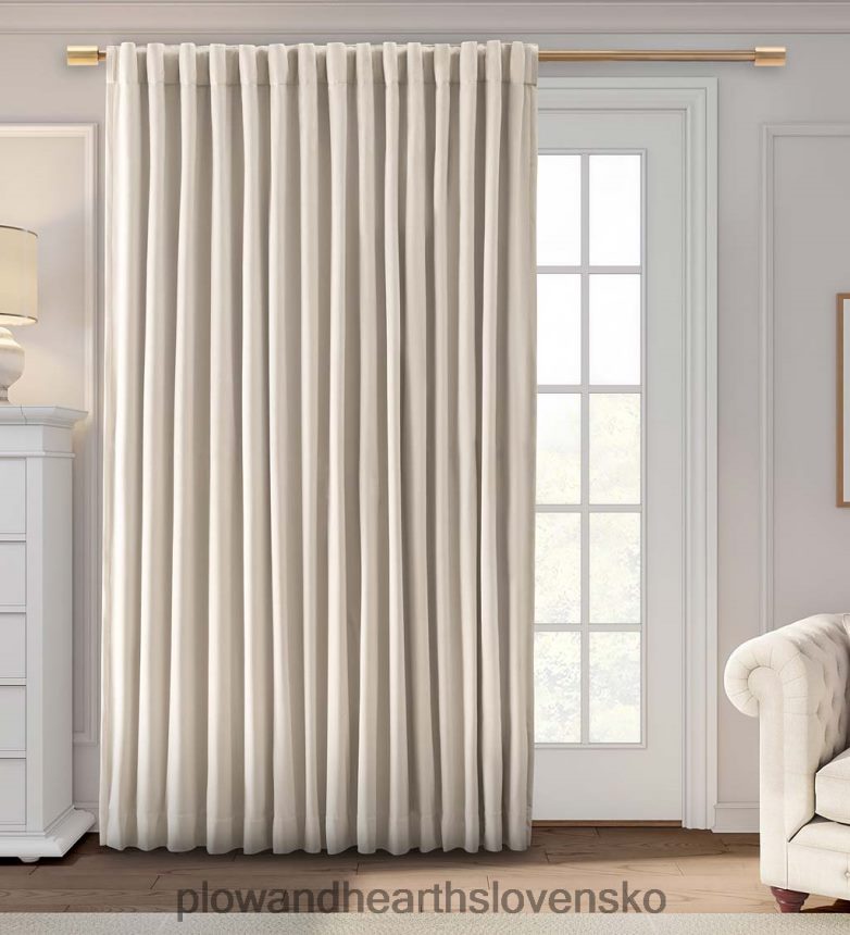 Plow & Hearth zamatové závesy 6P208P2605 domáce potreby