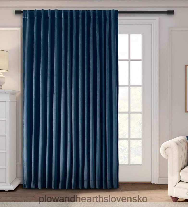 Plow & Hearth zamatové závesy 6P208P2605 domáce potreby