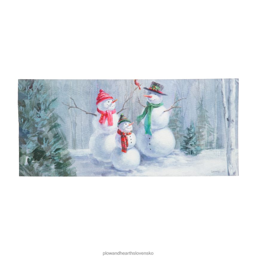 Plow & Hearth snehuliak family sassafras switch mat 6P208P1726 domáce potreby