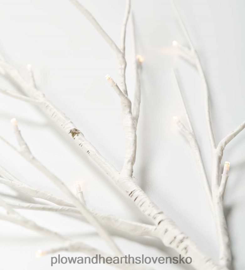 Plow & Hearth konáre z brezových vetvičiek s dvojfunkčným svetlom, sada 2 ks 6P208P1702 domáce potreby