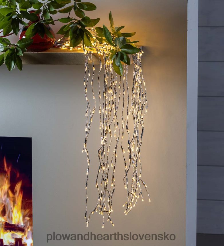 Plow & Hearth vnútorné/vonkajšie kaskádové svetlá 6P208P1687 domáce potreby