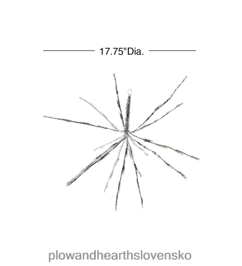 Plow & Hearth vnútorné/vonkajšie osvetlené hviezdice 6P208P1684 domáce potreby