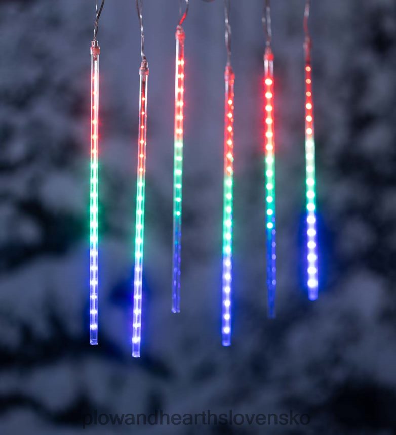 Plow & Hearth vnútorné/vonkajšie elektrické svetlomety s viacfarebnými LED diódami 6P208P1665 domáce potreby