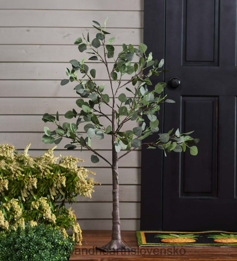 Plow & Hearth vnútorné/vonkajšie elektricky osvetlené eukalypty 6P208P1679 domáce potreby