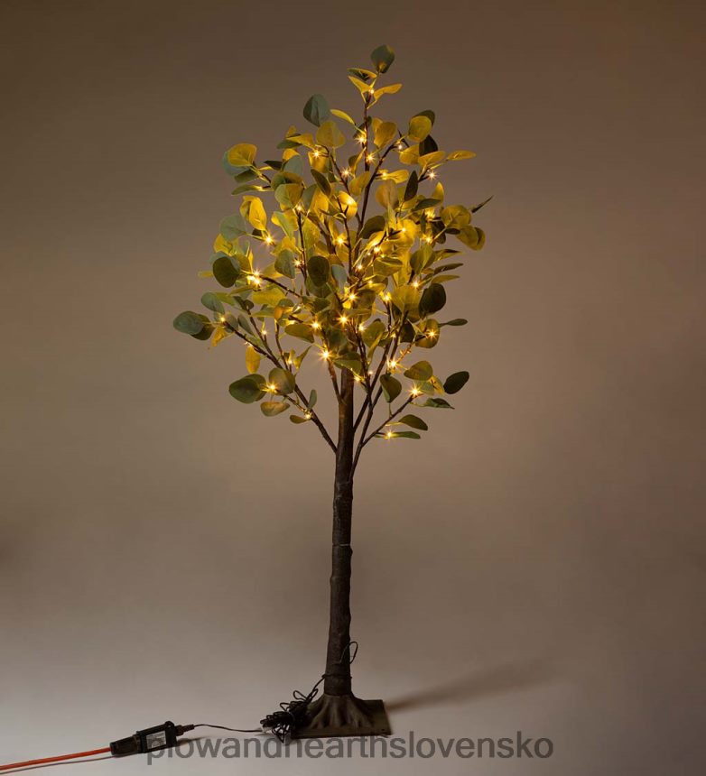 Plow & Hearth vnútorné/vonkajšie elektricky osvetlené eukalypty 6P208P1679 domáce potreby