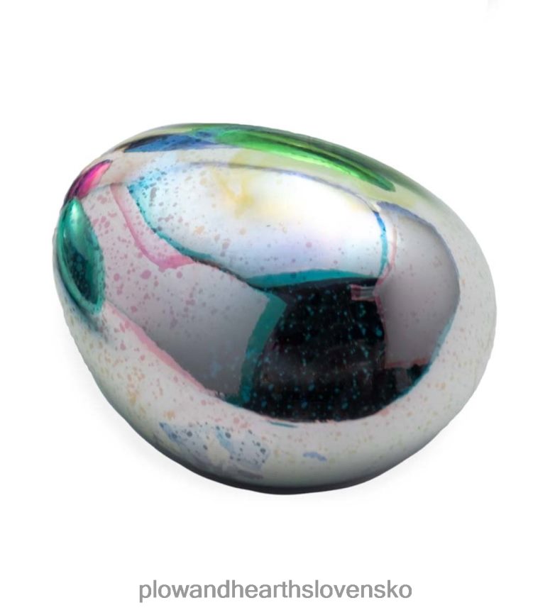 Plow & Hearth osvetlené umelecké sklo ozdobné svietiace záhradné skalky - zelené 6P208P1680 domáce potreby