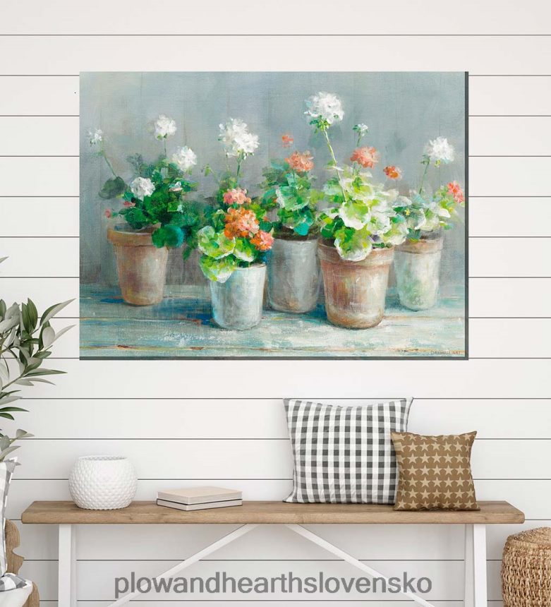 Plow & Hearth čisté a jednoduché vnútorné / vonkajšie plátno na stenu 6P208P1549 domáce potreby